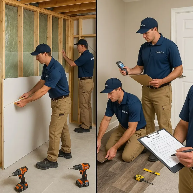 Repairs and Reconstruction process in Carthage, TN